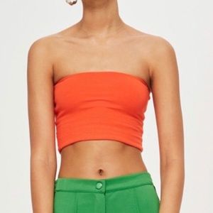 Topshop plain  bandeau top SIZE  US 4